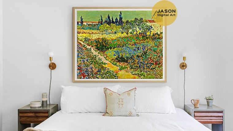 Vincent Van Gogh – Garden at Arles High Quality Print Digital Art