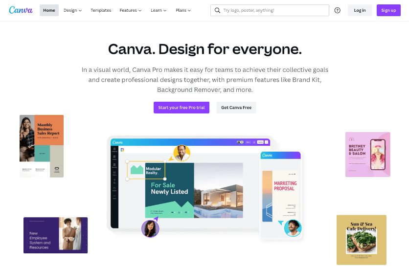 graphic design templates Canva 